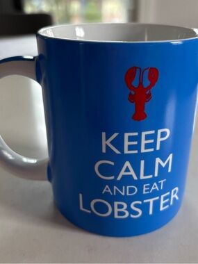 Cape Shore Keep Calm & Eat Lobster Kennebunkport ME Coffee/Tea Mug Ceramic